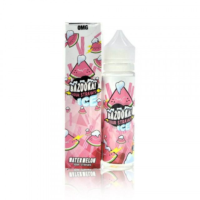 Juice - Bazooka - Sour Straws - ICE Watermelon Bazooka - 1