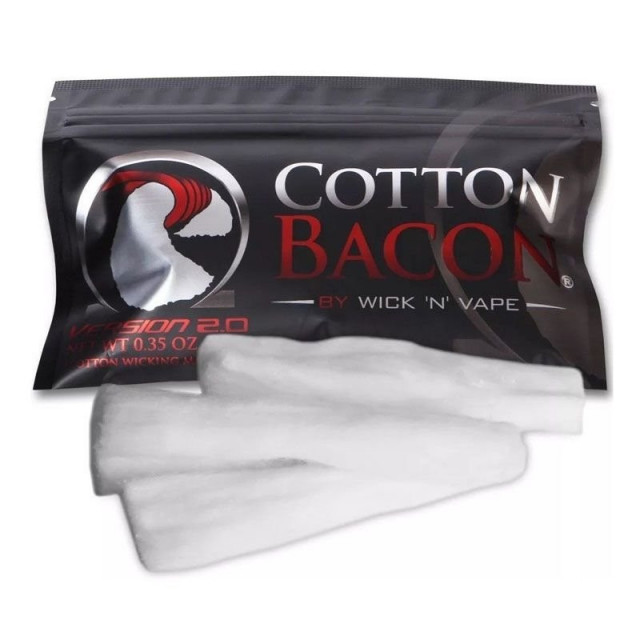 Algodão Orgânico -  Cotton Bacon - V2 - Wick 'N' Vape Cotton Bacon - 1
