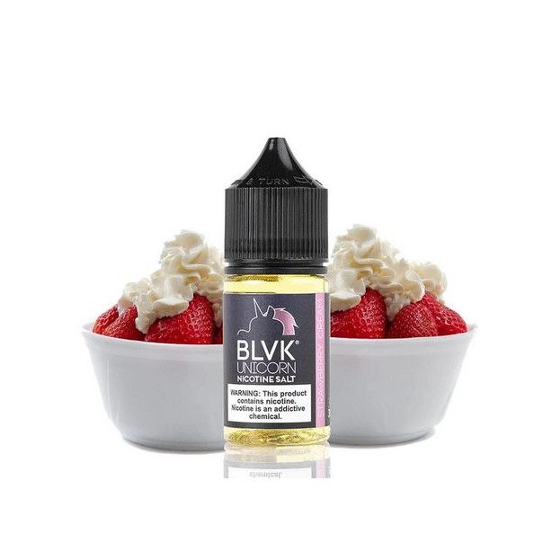 Líquido - Juice - BLVK - Strawberry Cream - Unicorn - Nic Salt BLVK - 1