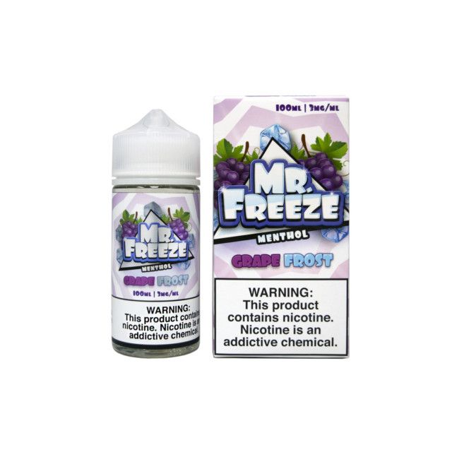 Mr Freeze | Grape Frost 100mL | Juice Free Base Mr. Freeze - 2