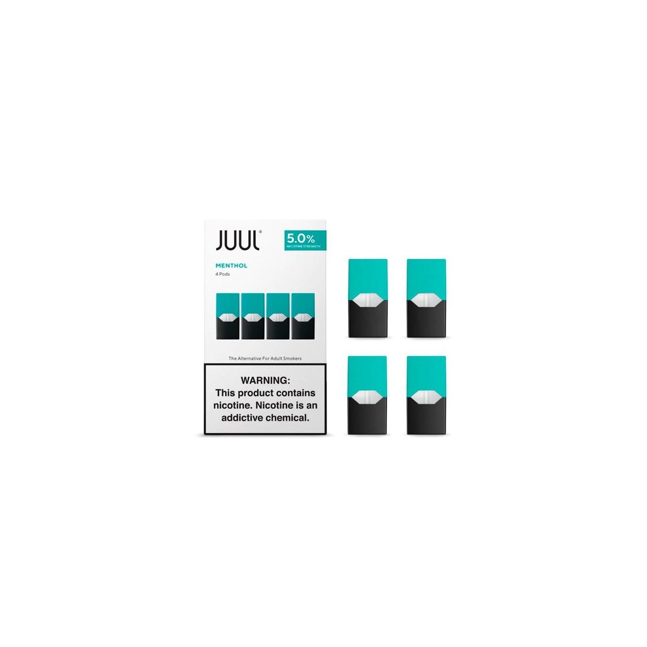 Juul | Menthol 3% e 5% | Pod Reposição 4 unidades Juul - 1