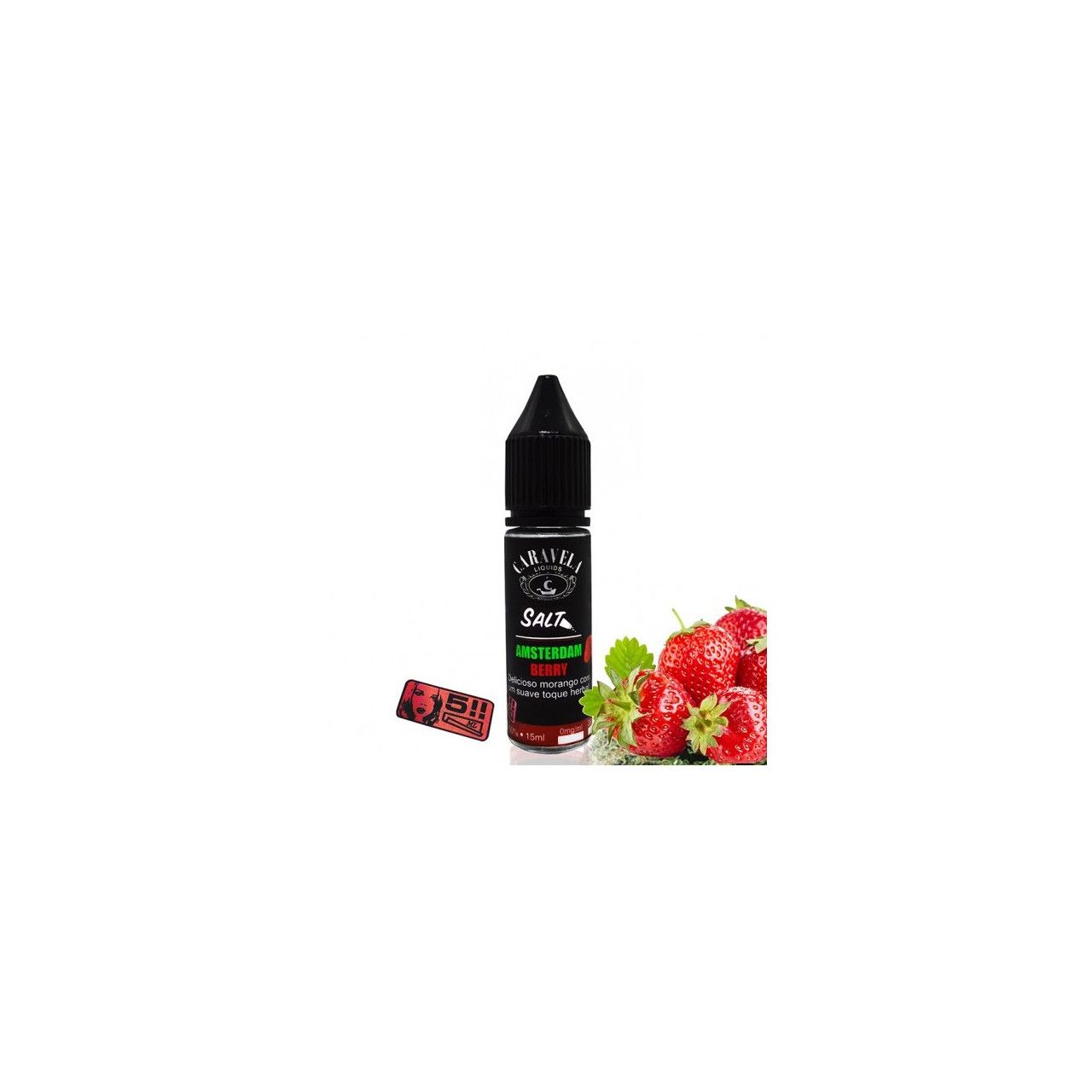 Líquido (Juice) - Nic Salt - Caravela Liquids - Amsterdam Berry