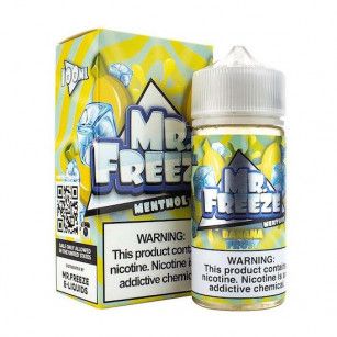 Mr Freeze | Banana Frost 100mL | Juice Free Base Mr. Freeze - 1