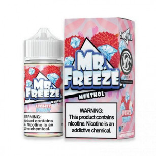 Juice Mr Freeze Eliquid | Lychee Frost 100mL Free Base Mr Freeze E-liquid - 1