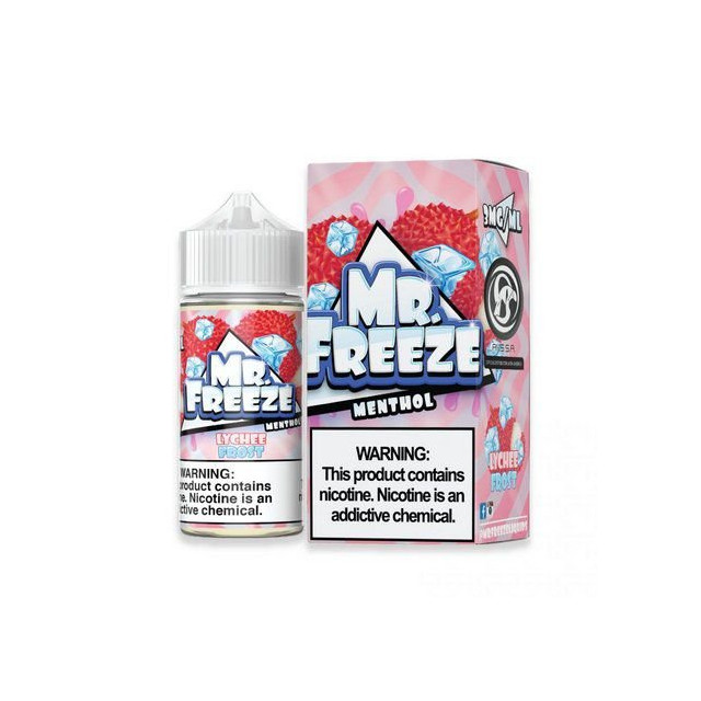 Juice Mr Freeze Eliquid | Lychee Frost 100mL Free Base Mr Freeze E-liquid - 1