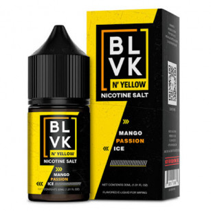 BLVK - Yellow - Mango Passion Ice - Juice Nic Salt BLVK - 1