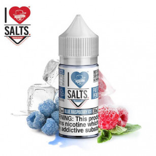 I Love Salts - Vape Juice - Blue Raspberry Ice - Mad Hatter  - 1