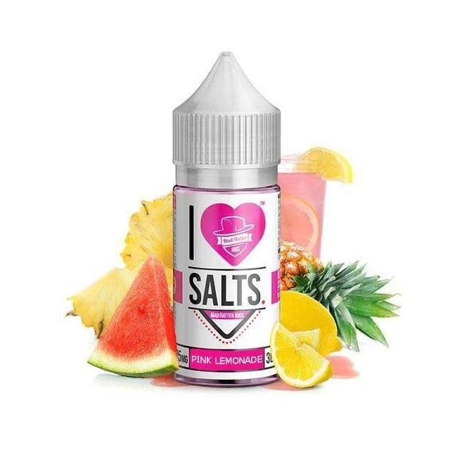 I Love Salts - Vape Juice - Pink Lemonade - Mad Hatter  - 1