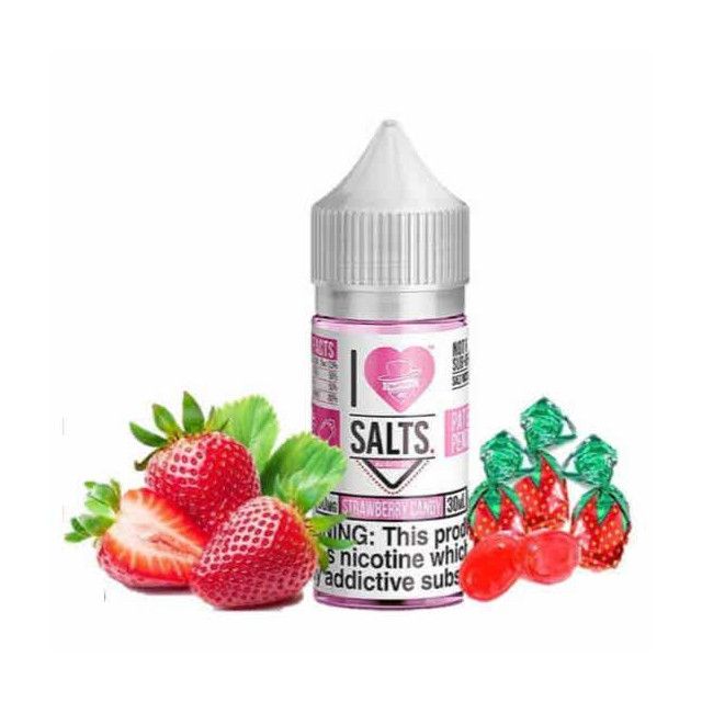 I Love Salts - Vape Juice - Strawberry Candy - Mad Hatter  - 1