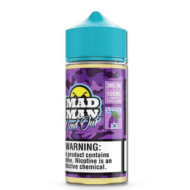 MadMan - Vape Juice - Grape Ice Mad Man Liquids - 1