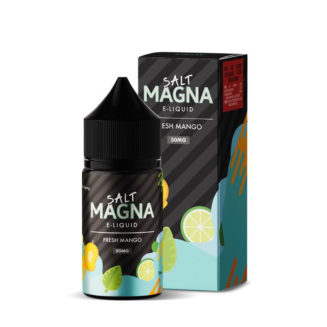 Magna Eliquids | Fresh Mango Mint 30mL | Juice Nic Salt Magna E - liquids - 2