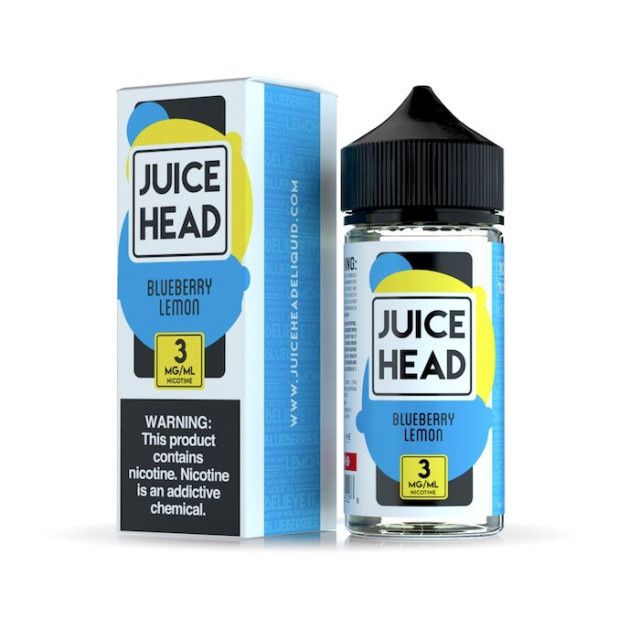 Juice Free Base Head E-liquids | Blueberry Lemon 100mL Juice Head E-liquids - 1