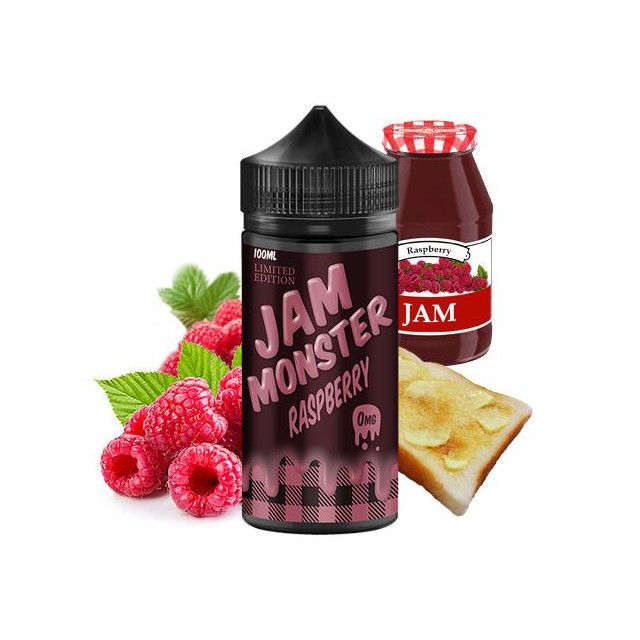 Jam Monster - Vape Juice - Raspberry - Líquido  - 1
