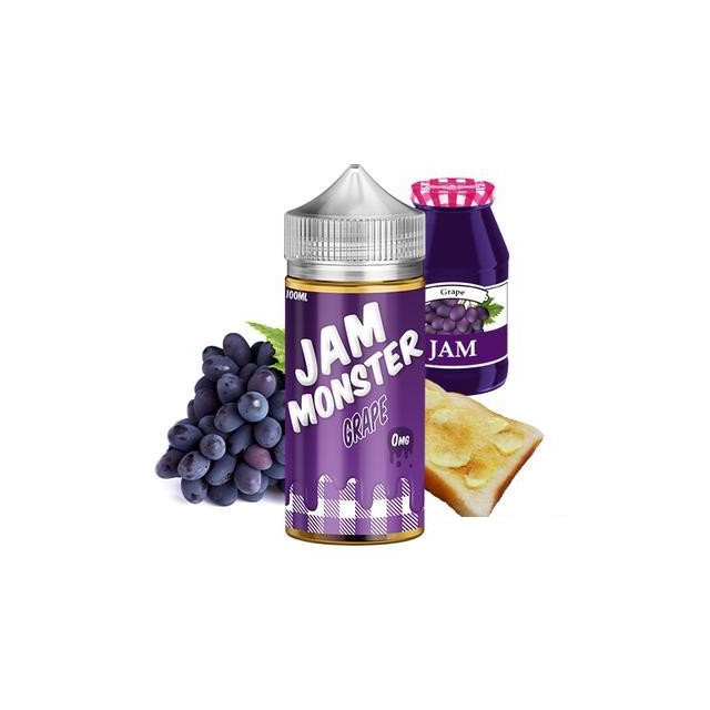 Jam Monster - Vape Juice - Grape - Líquido Custard Monster - 1