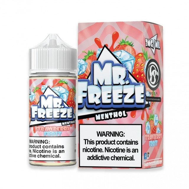 Mr Freeze | Strawberry Frost 100mL | Juice Free Base Mr. Freeze - 1