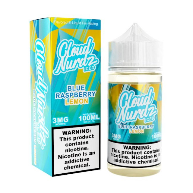 Cloud Nurdz - Juice - Blue Raspberry Lemon Iced - Líquido Cloud Nurdz - 1