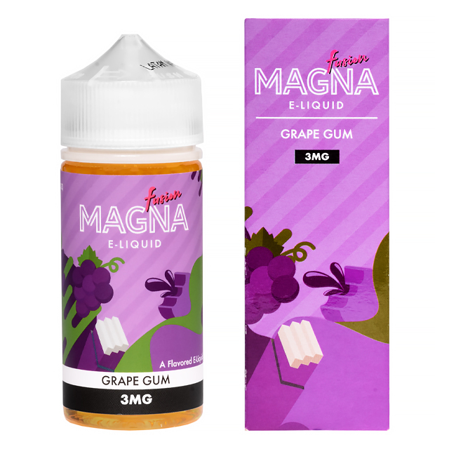 Magna Eliquid | Fruits Grape Gum | Juice FreeBase Magna E - liquids - 1