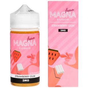 Juice Magna Eliquid | Strawberry Gum Free Base Magna E - liquids - 1