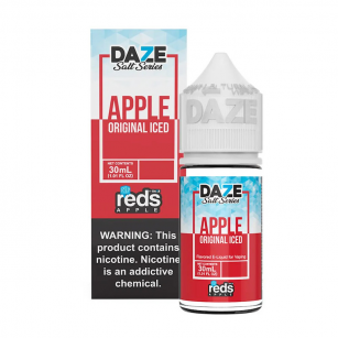 Juice - Nic Salt 7 Daze - Reds Apple Original Iced - 30ml 7 Daze E-Liquid - 2