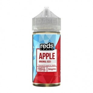 Juice 7 Daze Reds Apple ICED Original | Free Base 7 Daze E-Liquid - 3
