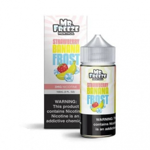 Mr Freeze | Strawberry Banana Frost 100mL | Juice Free Base Mr. Freeze - 1