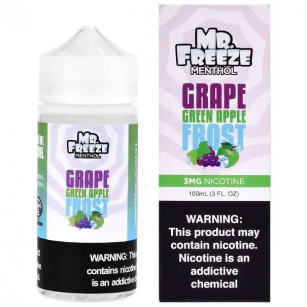 Juice Mr Freeze | Green Apple Grape Frost 100mL Free Base Mr Freeze E-liquid - 1