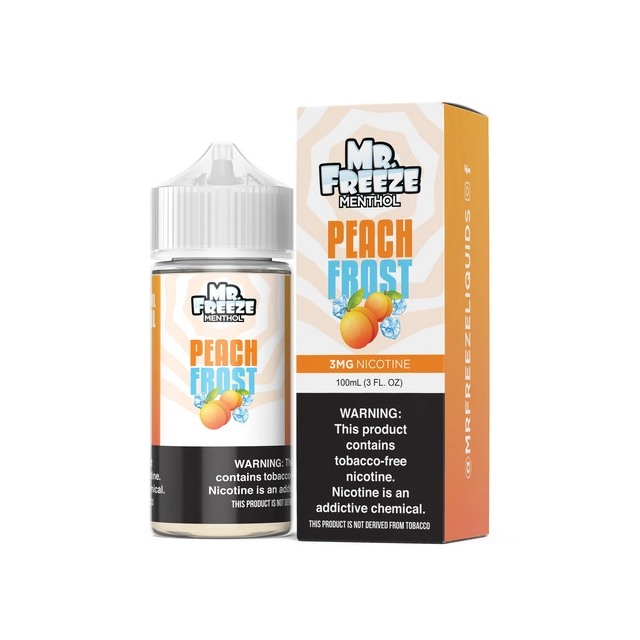 Mr Freeze | Peach Frost 100mL | Juice Free Base Mr. Freeze - 1