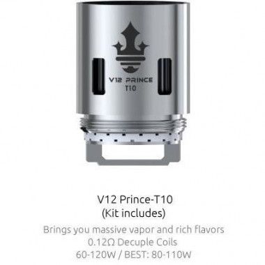 Coil  Smok V12 Prince - Luxe Edition - T- Priv 3 - Stick Prince Smok - 1