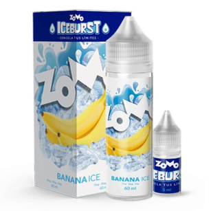 Zomo Vape | Iceburst Banana Ice | Juice Free Base Zomo Vape - 2